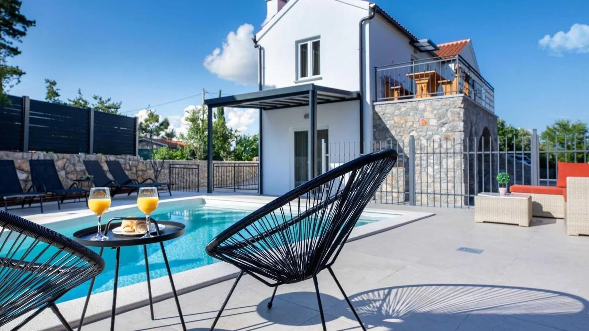 Luxury Krk Villa With Private Pool And Gardens - Three Bedroom Villa Krk Town