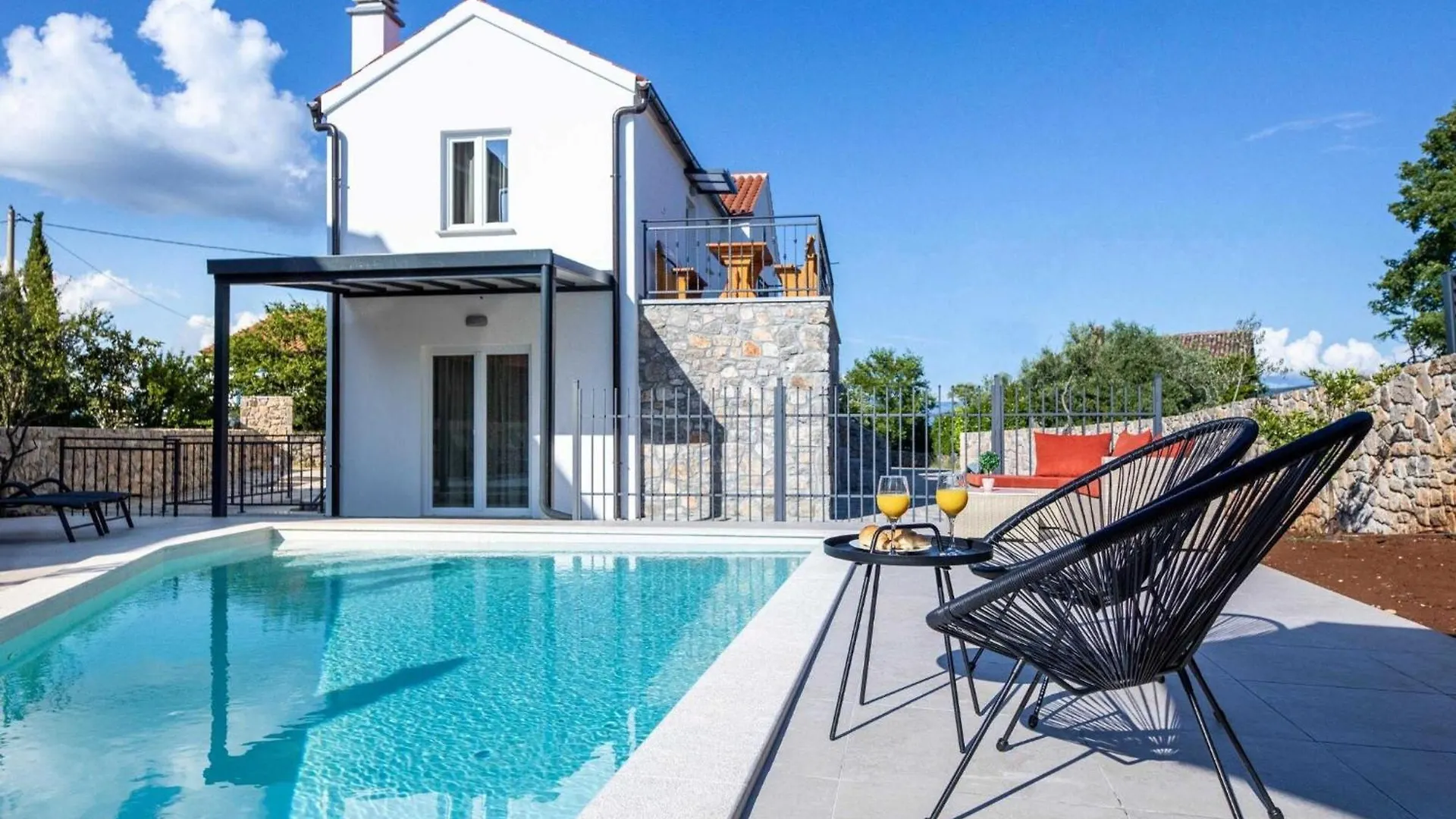 Luxury Krk Villa With Private Pool And Gardens - Three Bedroom Villa Krk Town