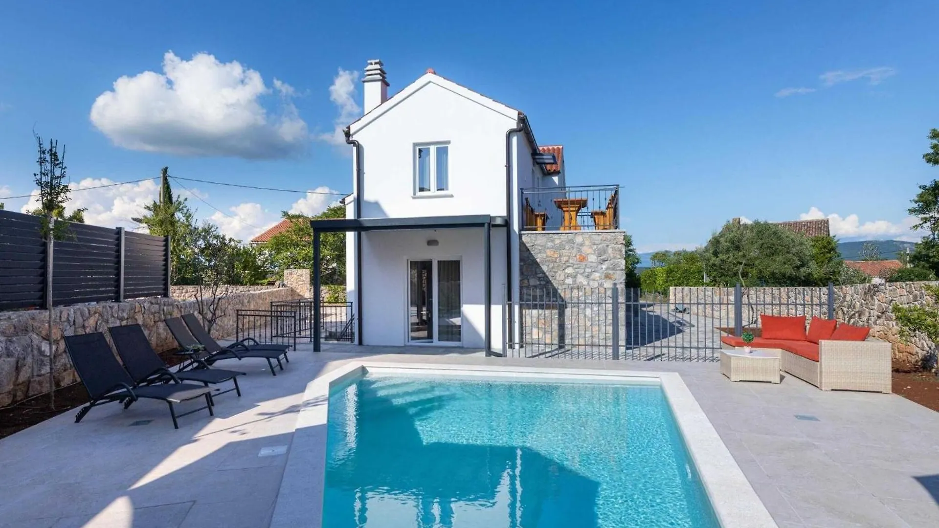 Luxury Krk Villa With Private Pool And Gardens - Three Bedroom Villa Krk Town